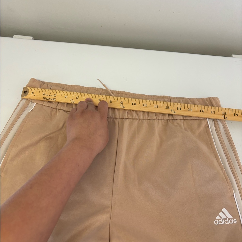 Adidas Teamsport Tracksuit Magic Beige Sweatshiet/Pants Set Women’s Size XL - Picture 8 of 11
